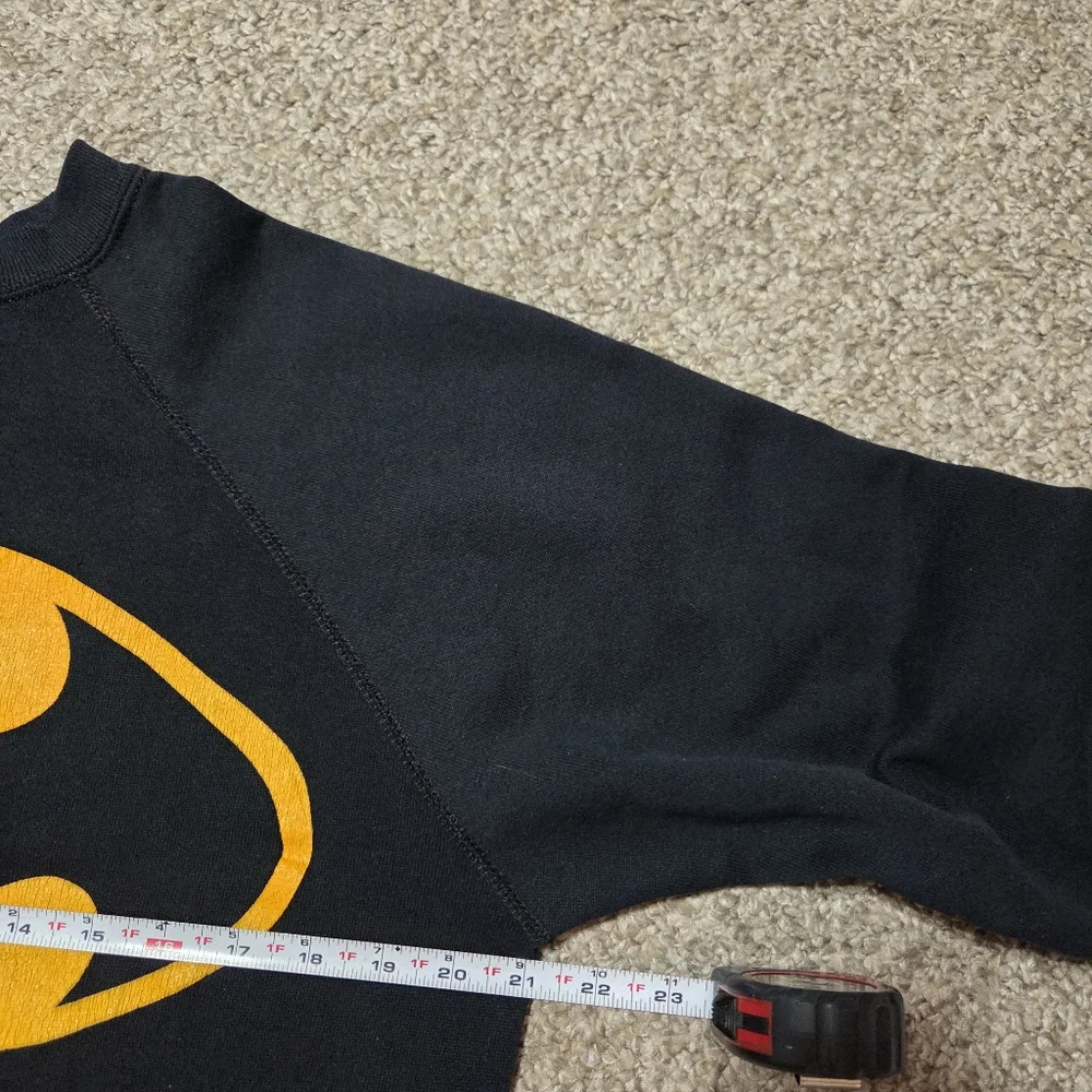 Vintage 1964 Batman DC Comics Crewneck Sweatshirt Men's Sz M/L  Black WORN‎ THIN